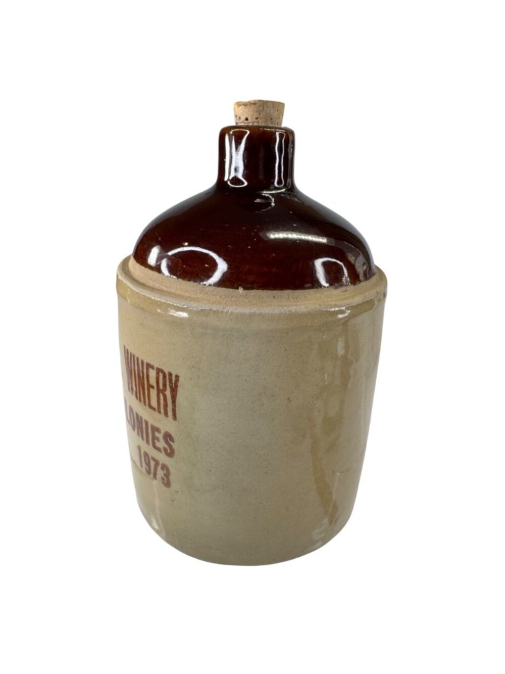 Ehrle Bros. Pottery Jug Handle & Cork 4/5 Qt 1973 Collectible Stoneware USA Vtg - Picture 8 of 13